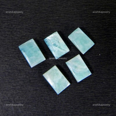 Natural Amazonite Gemstone Loose Octagon Semiprecious Cabochon 12X14MM
