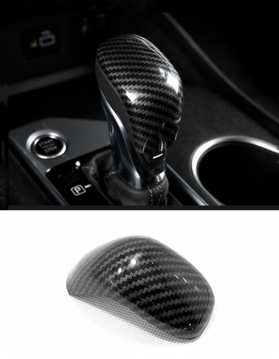 For Nissan Altima Carbon Fiber Look Gear Shift Knob Shifter Cover Trim