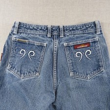 Jordache Jeans Vintage Women's 28x29 minor wear on bottom leg hem 