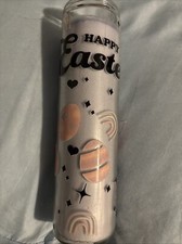 Crafted Candle Crafting With Easter Sticker Purple Fun Gift