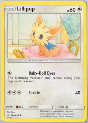 Lillipup - 174/236 - Common - Sun & Moon: Cosmic Eclipse - Pokémon