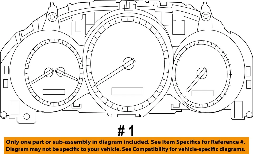 Medidor de velocímetro usado se adapta a: Mercedes-benz Mercedes clase c 204 2012 tipo C63 Cp Foto 4 de 4