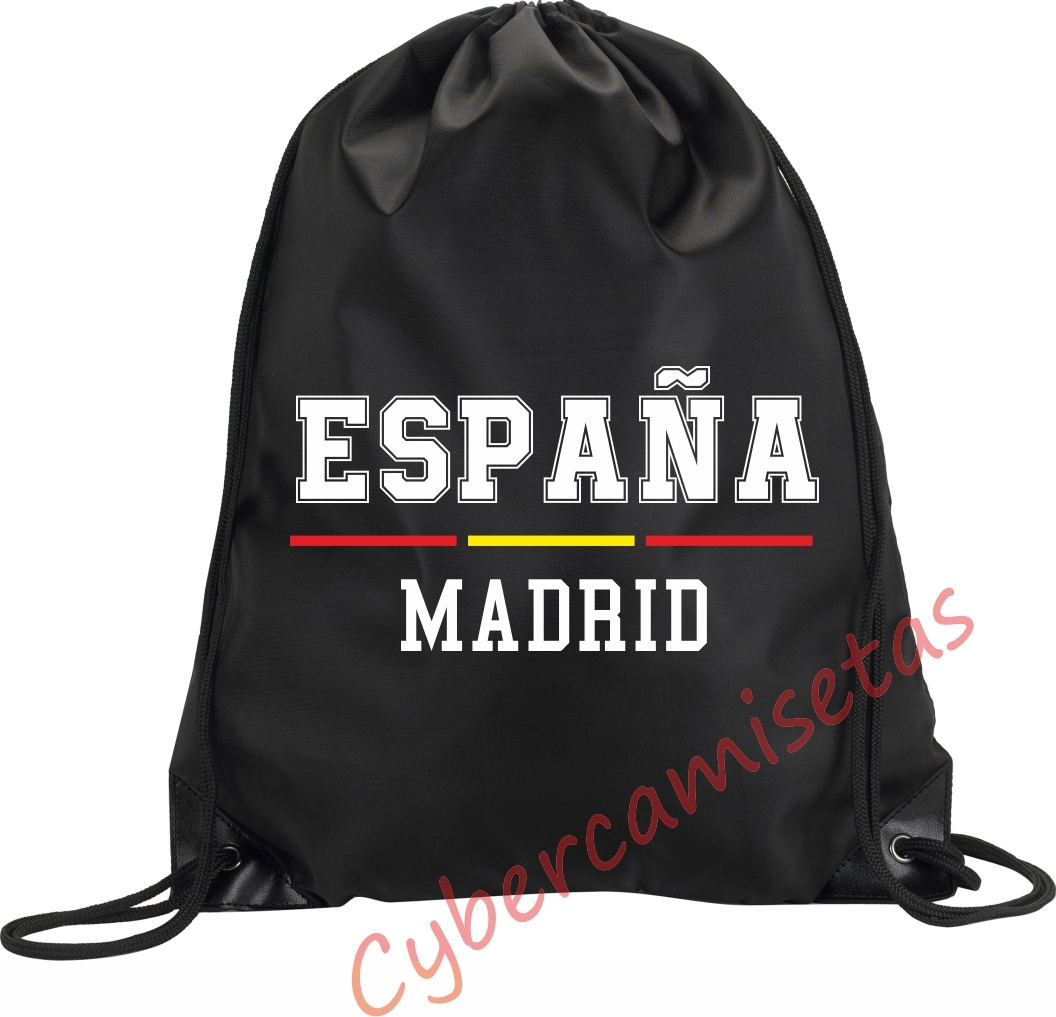 MOCHILA BOLSA SACO MADRID BOLSO GIMNASIO BOLSA DEPORTE ESPAÑA - Main Image