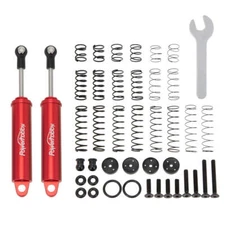 Powerhobby 100mm Promatics Two Stage Internal Spring Shocks (2) Red