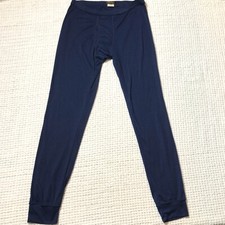 Vintage Eddie Bauer Adult Size Medium Blue Thermal Thermolene Base Layer Pants
