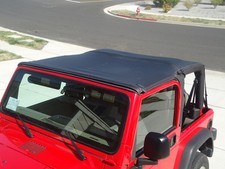 1997-2006 Wrangler Tj Safari Extended Bikini Bimini Top In Black