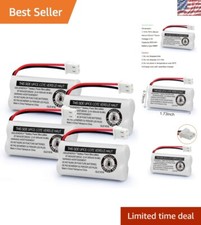 Long-Lasting 600mAh Rechargeable Batteries for VTech and AT T Phones - 4-Pack