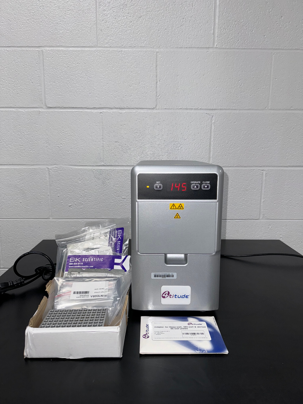 E&K Scientific 4titude SemiAutomatic Plate Sealer HT121TS 16163 eBay