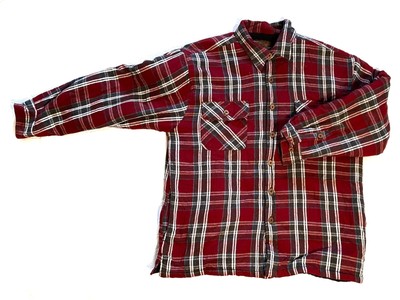 fleece lined flannel jacket mens