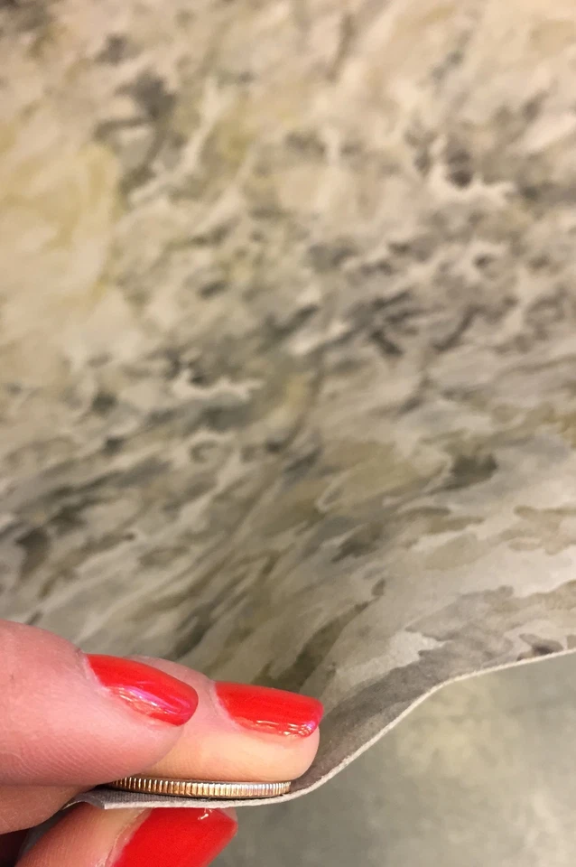 Cuero Beige Piel Estampado Camuflaje Fino Tapicería Material Regalo Artesanías Tela Foto 4 de 4