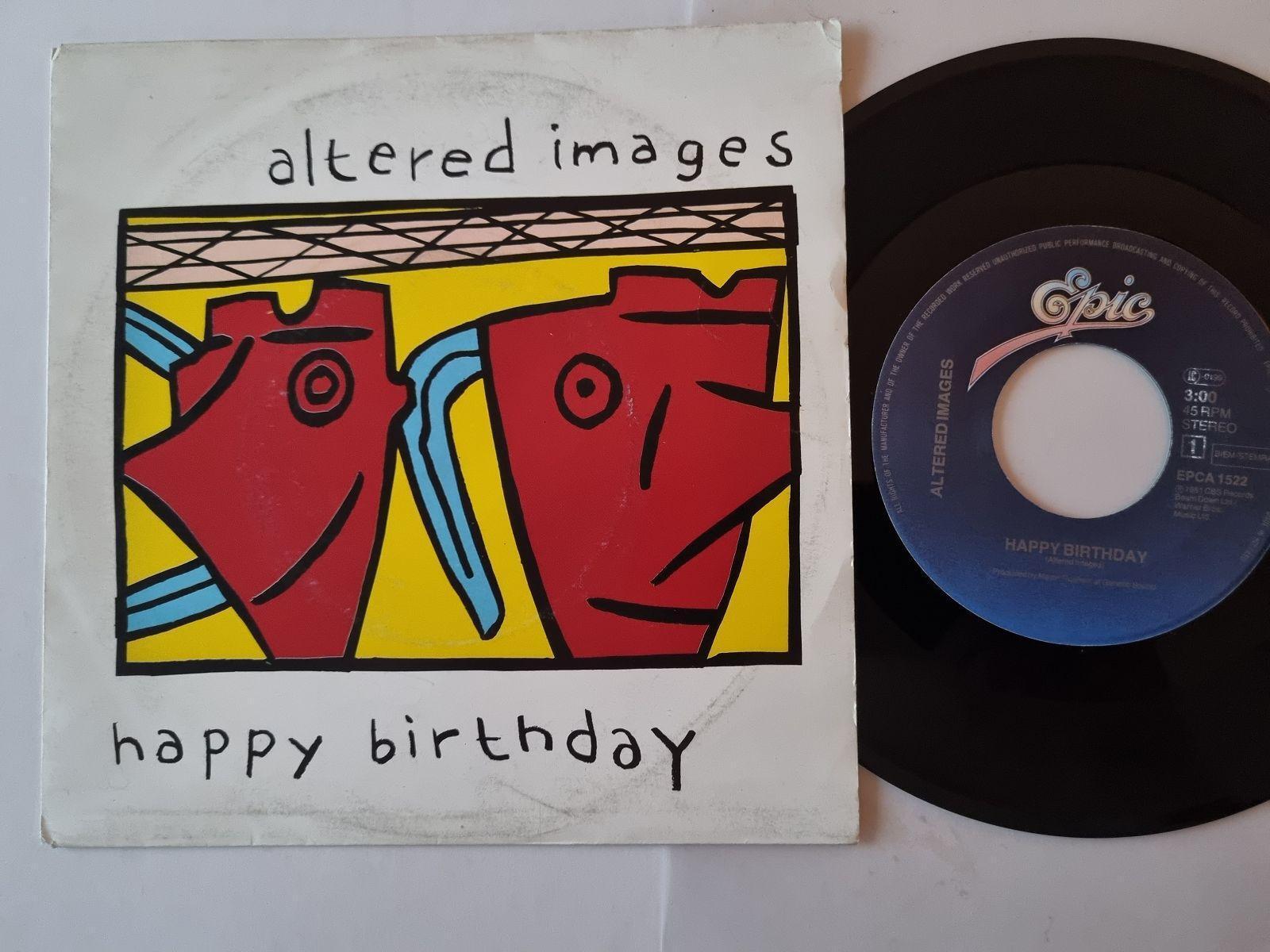 7"" Single Altered Images - Happy birthday Vinyl Holland