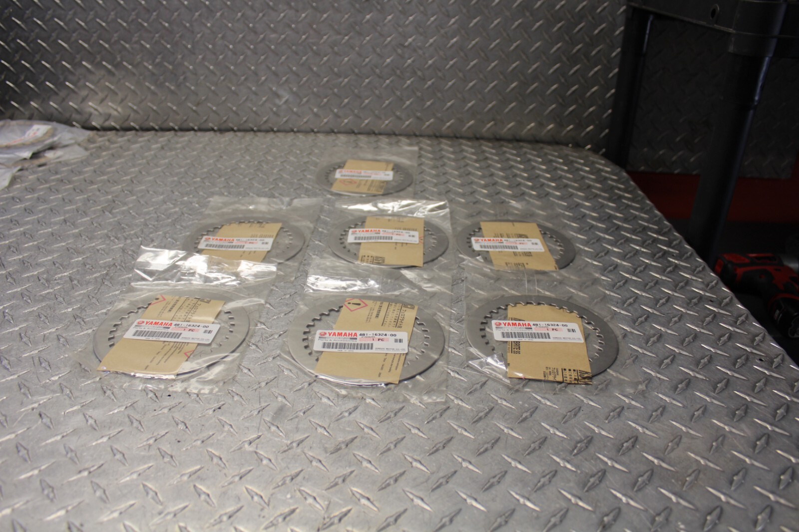 06 / 17 Yamaha YZFR1 / R1 / YZ450 Clutch Plate Kit 3 New Oem 4B116324