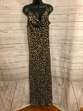 Forever 21 Women’s Dress Spaghetti Strap Animal Print Black / Brown Size 2X