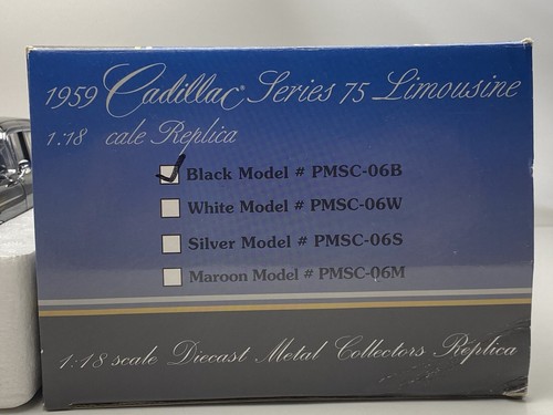 GMP 1/18 Cadillac Series 75 Limousine schwarz Precision (AUTOART NOREV KYOSHO KK - Imagen 16 de 17