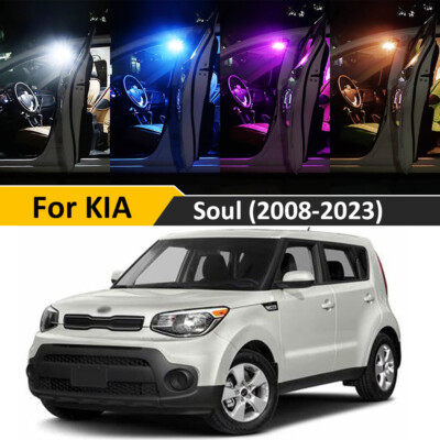 12x Interior LED Lights Canbus Bulbs Package Kit for KIA Soul 2008- 2022 2023