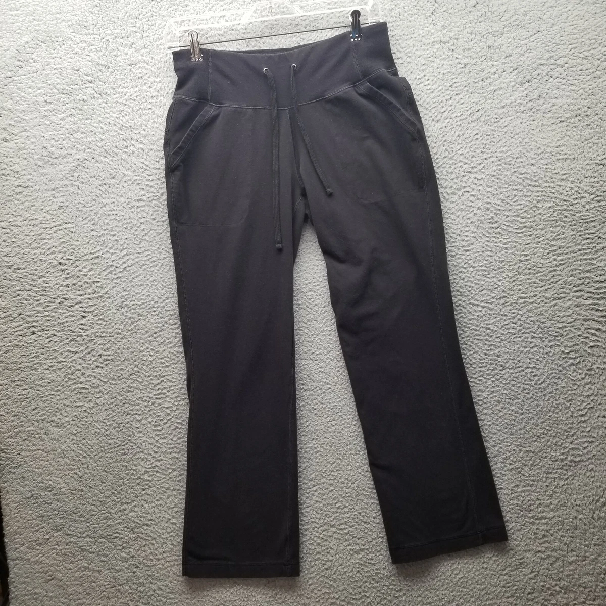 Tek Gear Womens Pant PS Petite Small Black Dry Tek Pockets Athletic Stretch  Gym