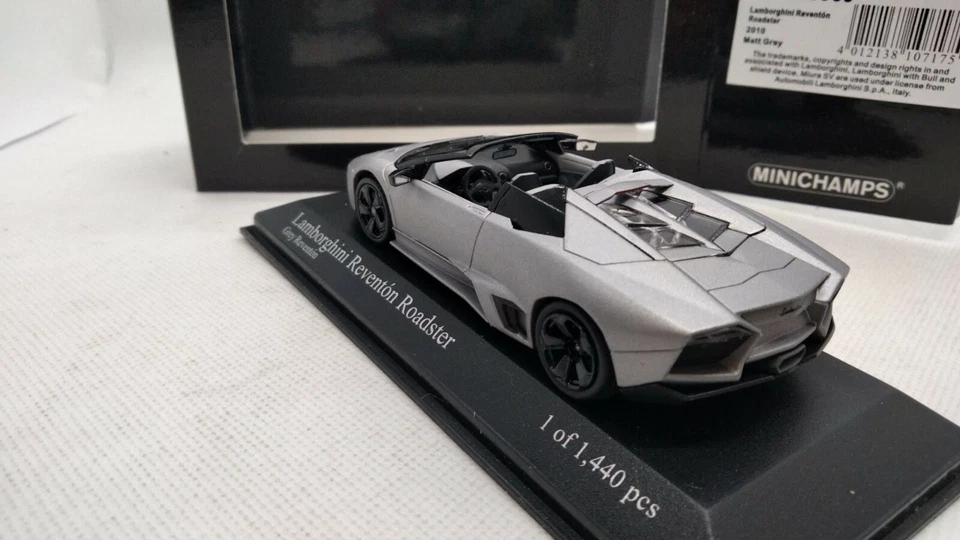 Minichamps LAMBORGHINI REVENTON ROADSTER EDIZ LIMITATA 1 di 1440 pz SCALA 1:43 - Immagine 4 di 4