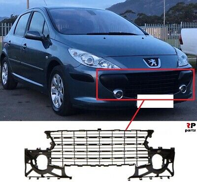 FOR PEUGEOT 307 05-07 NEW FRONT BUMPER UPPER CENTER GRILLE 7414NW