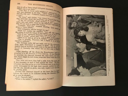 The Mysterious Island, by Jules Verne - 1929 - Photoplay Edition, Antq. H/C Book - Picture 8 of 12