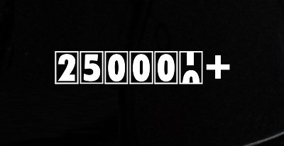 JDM Sticker Decal - "250K Miles", "FCK", "Illest", "Stance" Styles - 6"x2", Glossy White