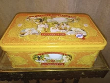 Vintage Cookie Tin La Cure Gourmande France 