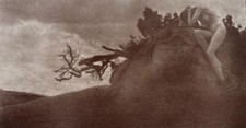 Nude study "Finis" 1911 by Anne W Brigman 1869-1950