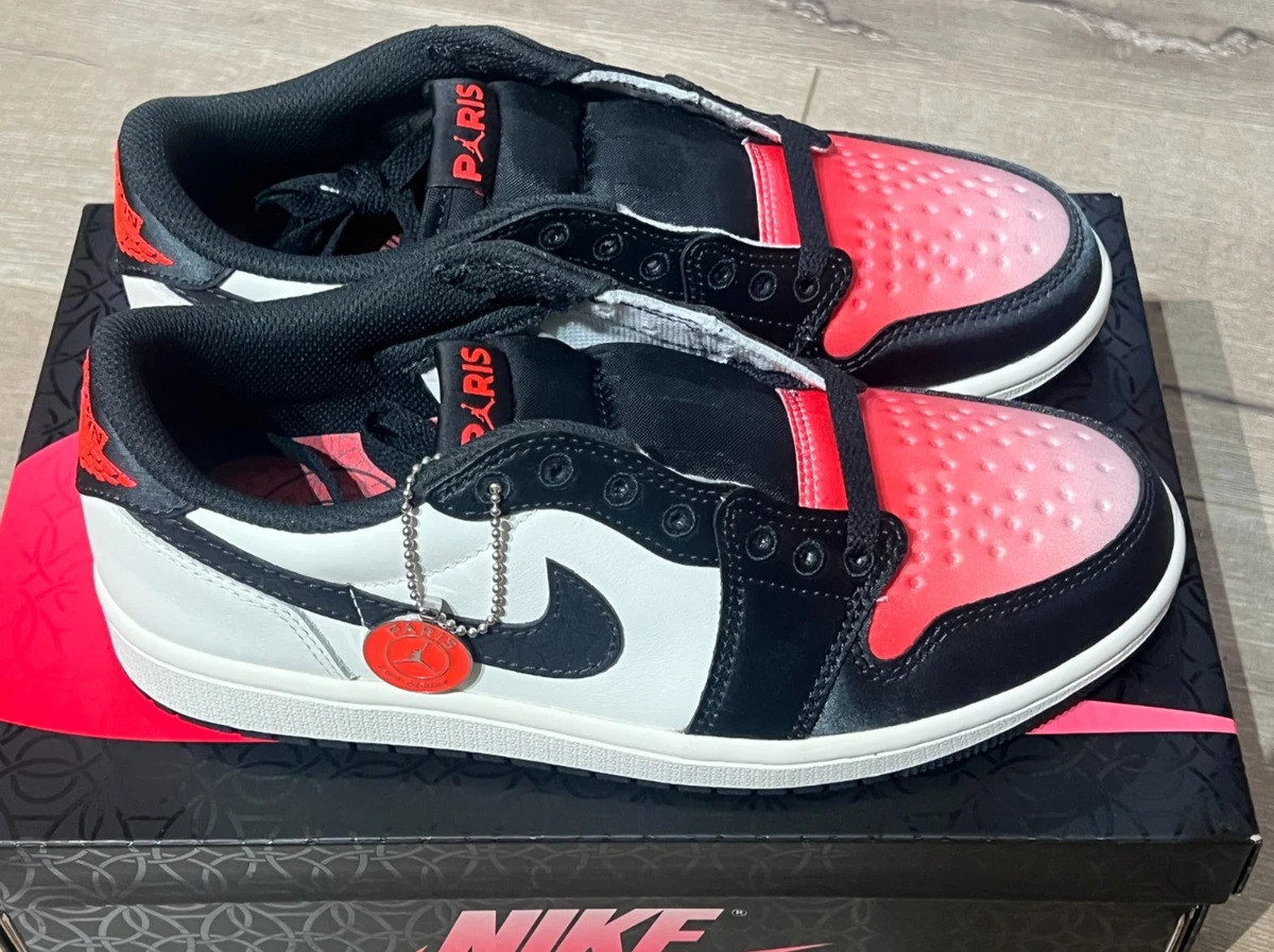 Paris Saint-Germain x Air Jordan 1 Low Black for Sale