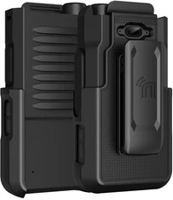 Black Rotating/Ratchet Belt Clip Holster Case for Siyata SD7 Radio