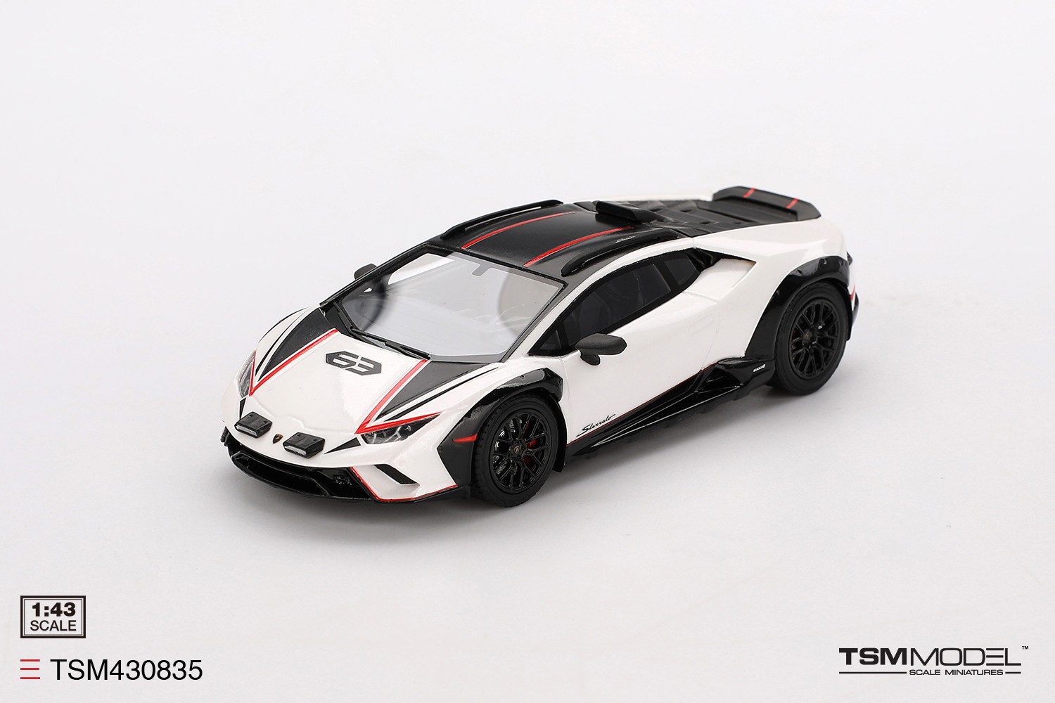 1/43 LAMBORGHINI HURACAN STERRATO BIANCO ASOPO TSM430835