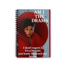 Music Icon Spiral Notebook, Cardi B Cover Journal, Ruled Line Notepad, Hip Hop