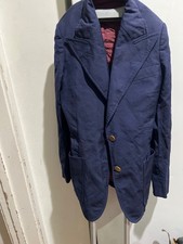 Blue with burgundy lining gucci mens blazer