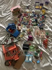 Large Vintage Playmobil Lot- Figures, Furniture, Cafe, House, Car, Etc