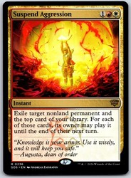 Suspend Aggression - Secrets of Strixhaven (Rare Instant)