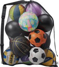 Heavy Duty Mesh Ball Bag,Basketball Bag for Balls,Ball Bags Mesh for Soccer/Voll