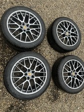4x Porsche Macan Genuine  Alloy Wheels + Tyres  95b "2014-2022  -20" Inches