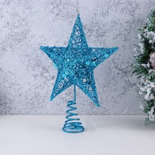 Christmas Decoration Ornaments 20 cm Christmas Tree Star Topper Glittering