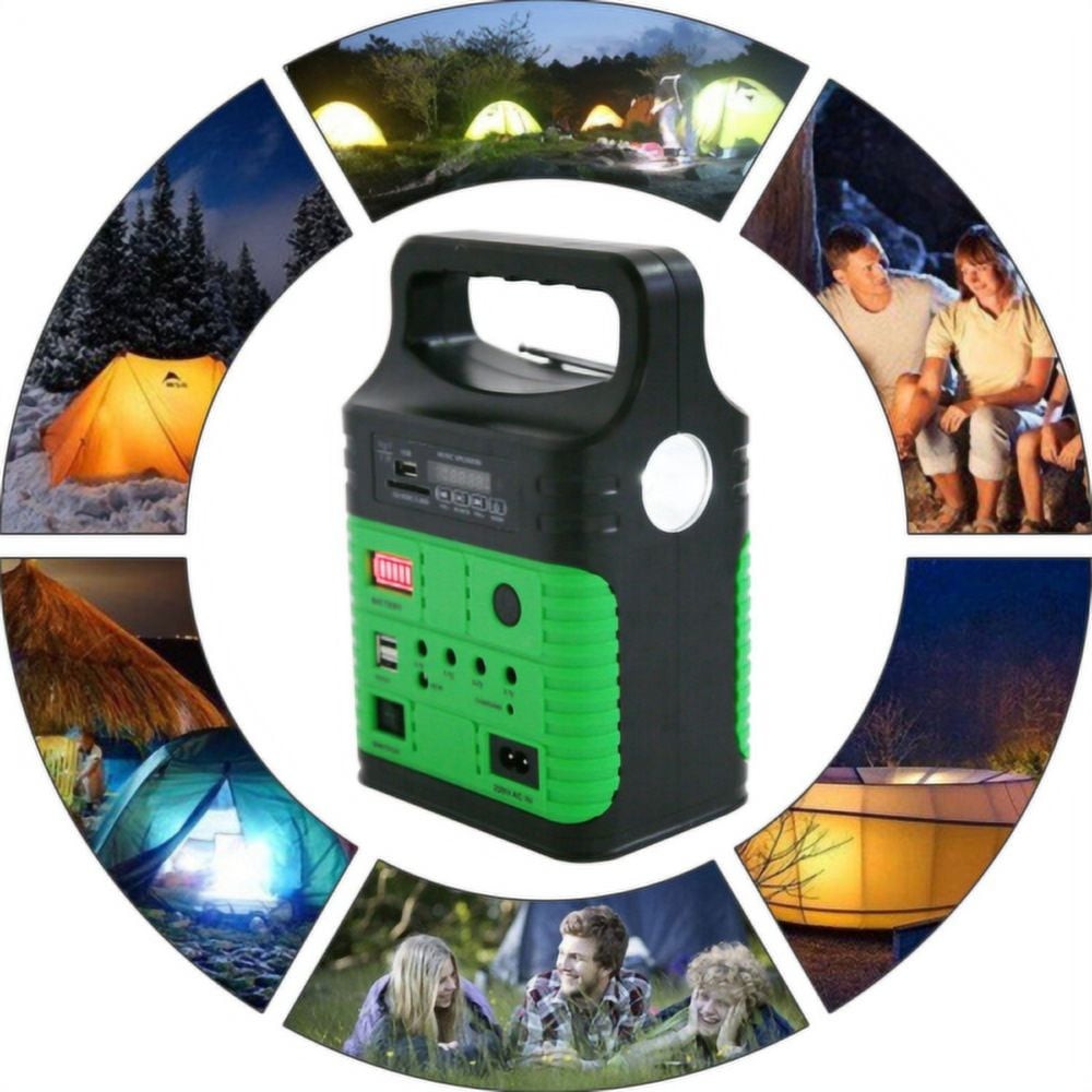 New Power Station Solar Generator Panel Power Bank Camping Emergency Portable