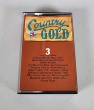  1 Country Gold Hits Volume 3 1990 Cassette Tape Music Metacom