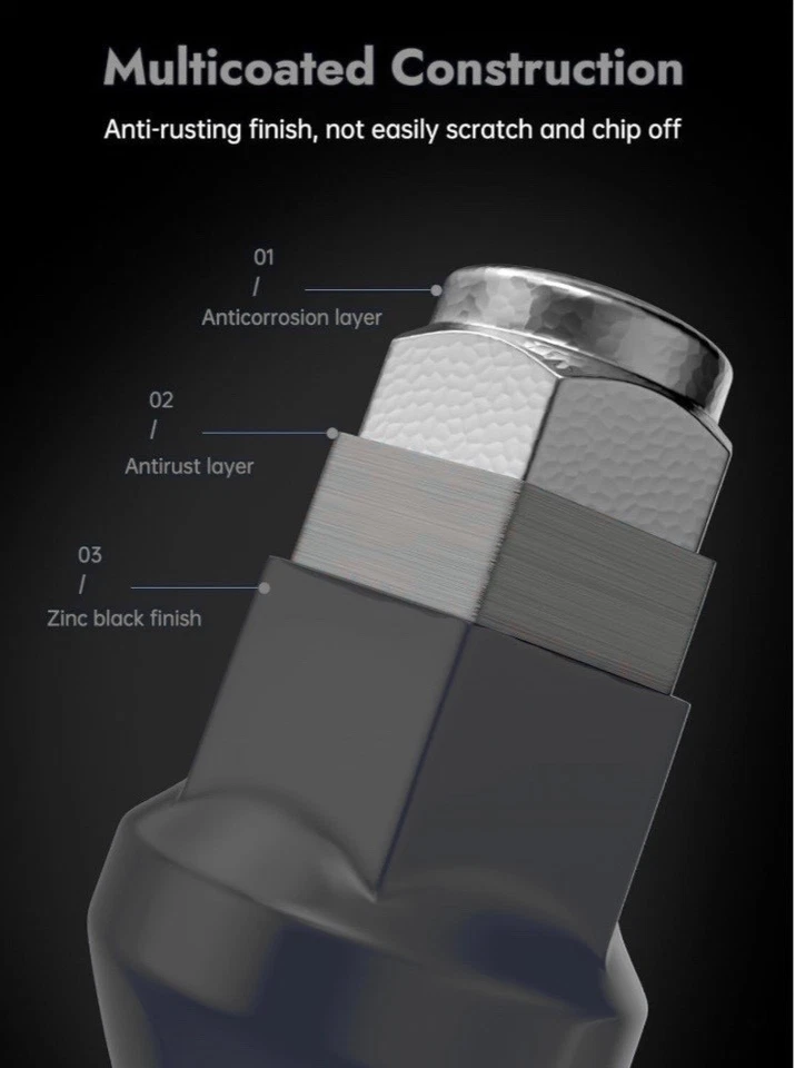 Tuercas abultadas Honda Rancher TRX420 TRX 420 2020-2024 4X4 DIRECCIÓN ASISTIDA ELÉCTRICA 2007-2024 tuerca ES Foto 4 de 4