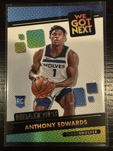 2020-21 Panini NBA Hoops We Got Next 1 Anthony Edwards RC - Timberwolves Rookie