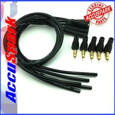 AccuSpark Universal Black 8mm Silicone High Performance HT Leads - Classic Cars