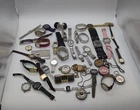 Vintage Watch Job Lot Timex Saxon Q Collection Pulsar Avia Spares Repair Parts