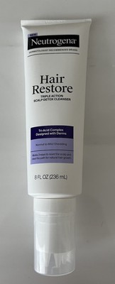 Neutrogena Hair Restore, Tri Acid Complex, Triple Action, Detox Scalp Cleanser