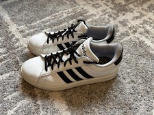 Adidas Grand Court 2.0 women's 7.5 white/black shoes GW9214