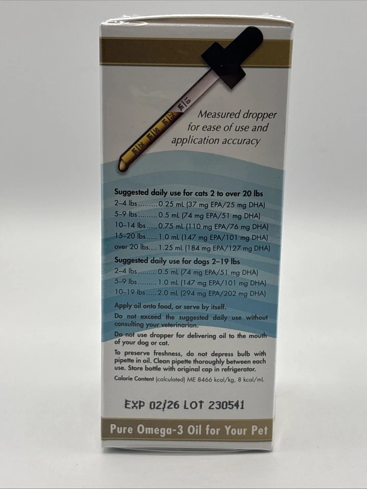 Nordic Naturals Omega 3 Pet - Omega-3s EPA y DHA aceite de pescado para perros y gatos 2 OZ Foto 4 de 4