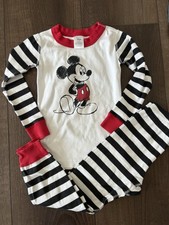Hanna Andersson Disney Mickey Mouse Pajamas Top Pants Size 100 US 4