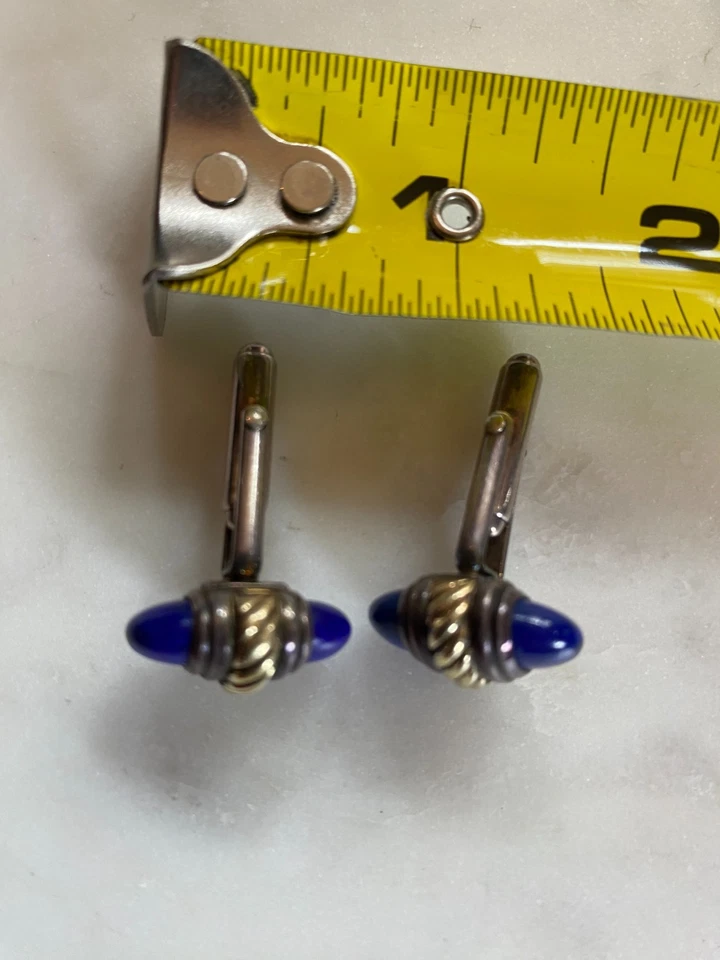 GEMELOS DAVID YURMAN LAPISLÁZULI Y ESTERLINA Foto 2 de 4