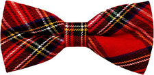 Men'S Bow Ties, Pre-Tied Adjustable Plaid Bowties Men