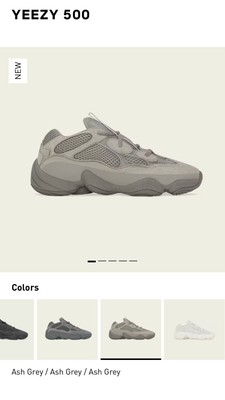 Yeezy 500 Size 11 Ash Grey 195735666055| eBay