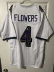 Zay Flowers Baltimore Ravens Autographed NFL Jersey JSA Authenticated XL.
